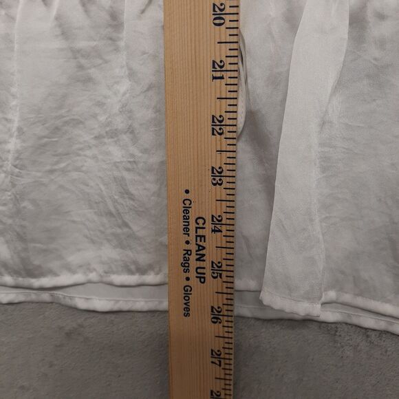 Michael Kors Womens White Boho Chic Tunic Top Size M - Picture 4 of 6